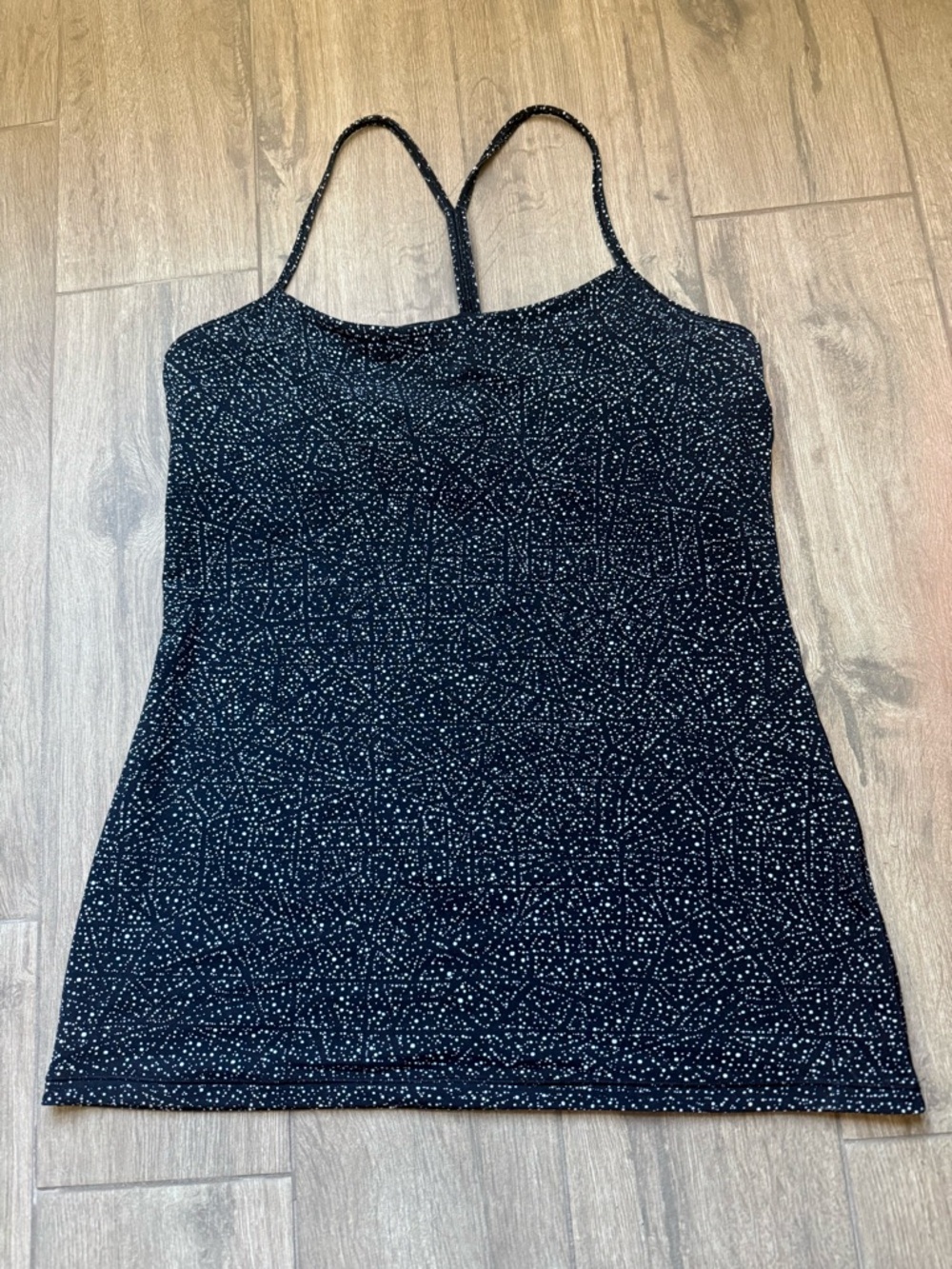 lululemon athletica Black Speckled Strappy Tank